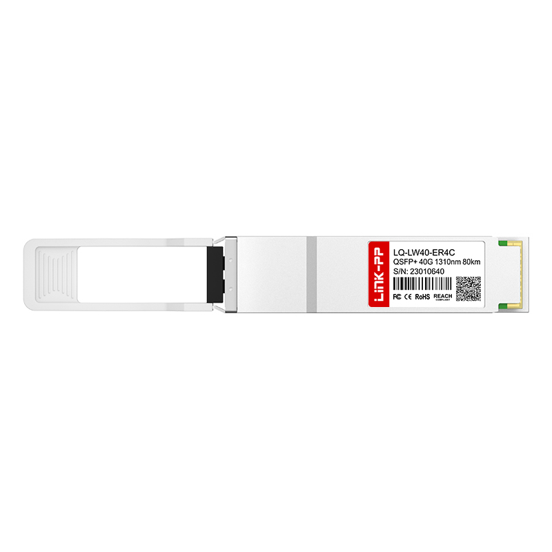 Single Mode Fiber Optic Transceiver Module Duplex LC 1310nm SMF QSFP+ 40G 80km