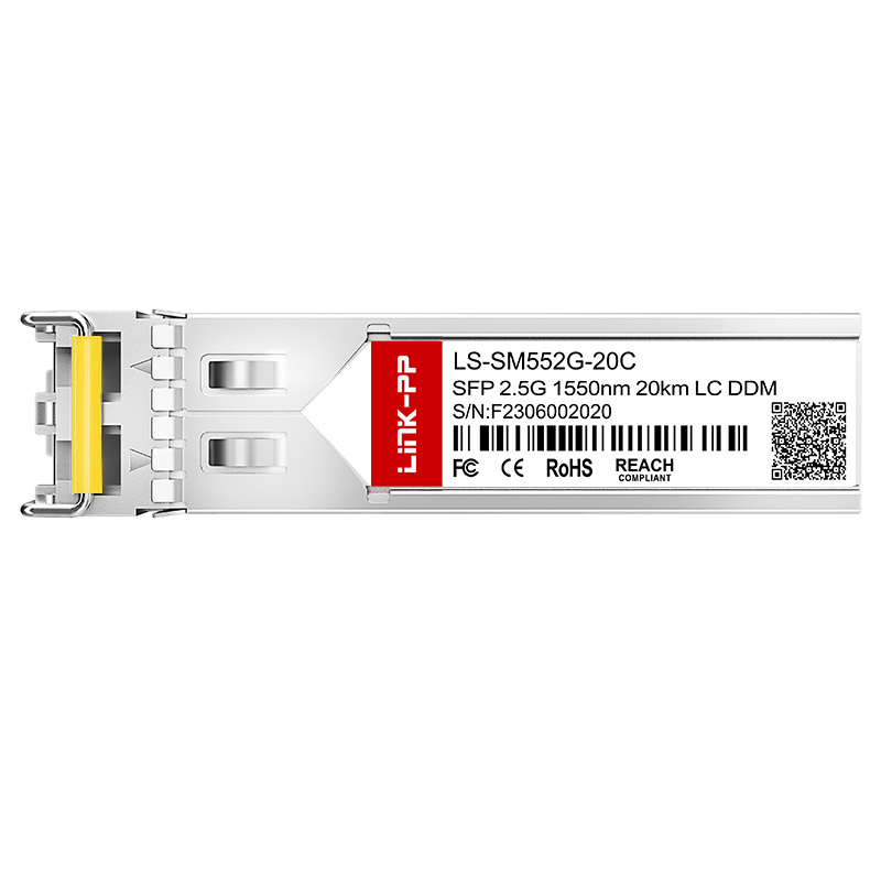 Single Mode 1550nm 2.5G SFP 20km SMF Dual LC Optic Transceiver Module