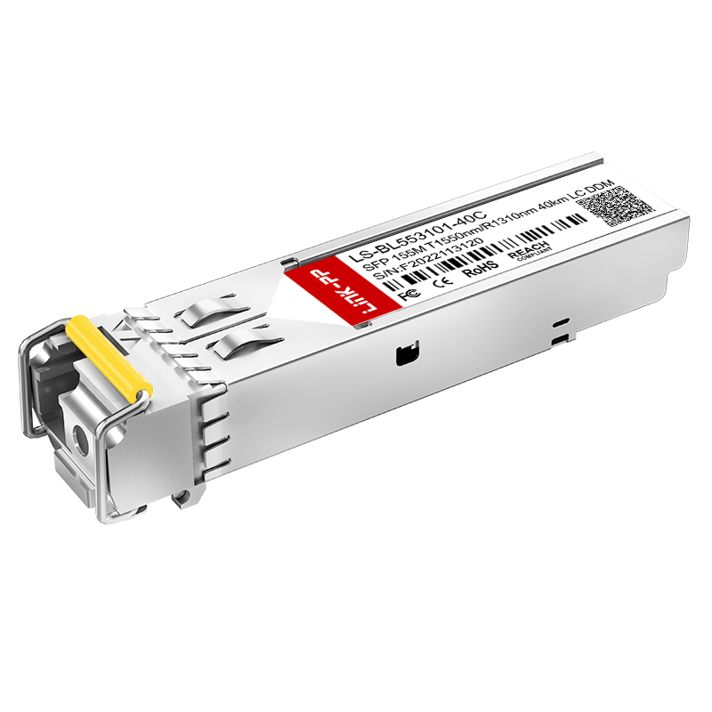 1550nm-TX/1310nm-RX Bidirectional SFP 155M Bidi 40km Simplex LC Optic Transceiver Module