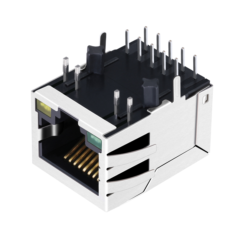 RJ 45 Connectors with POE RJ45 Ethernet Jack 1-6605833-1 SFE-PRT-08534