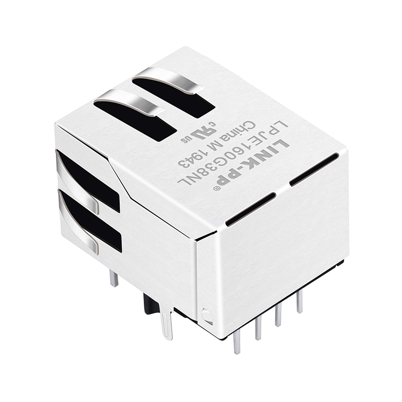 Customized 8P8C PCB Ethernet RJ45 Connector With LED