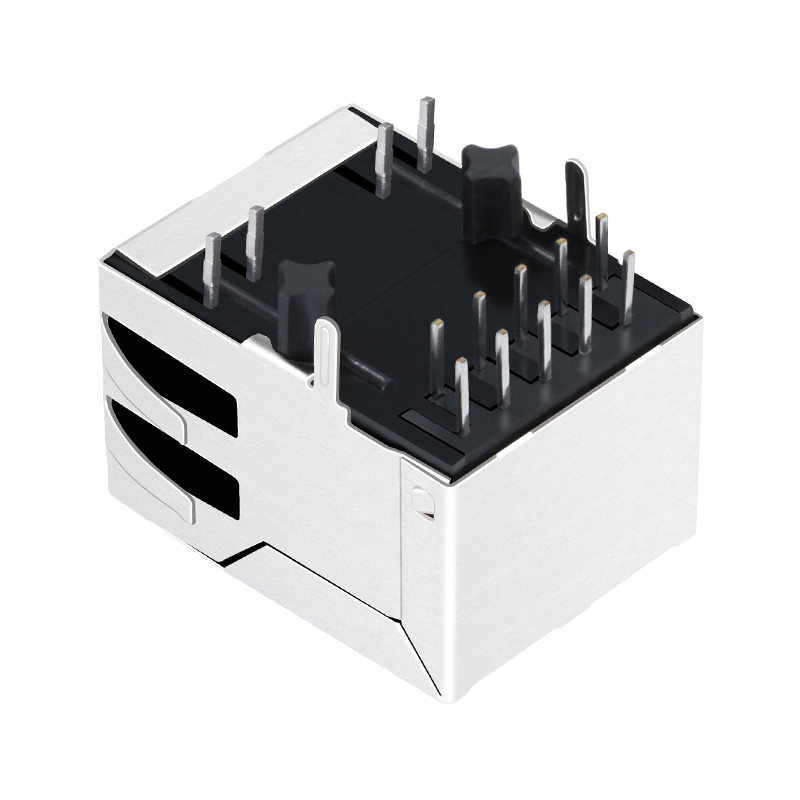 Customized Connecteur Rj 45 Keystone Modular Pcb Jack Waterproof Ethernet Rj45 Pass Through Female Connectors