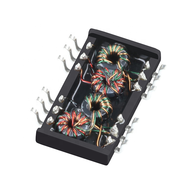 H81621S 10/100 Base-T SMD Lan Filter Ethernet Transformer