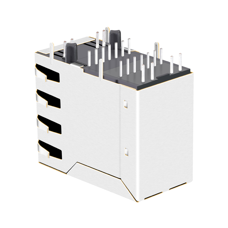 Double-Layer 1000 base-t 2x1 port rj45 connector RJMG12163226600R RJMG163003101NR RJSAE-5384-02 SS-7388H11S-NF-50