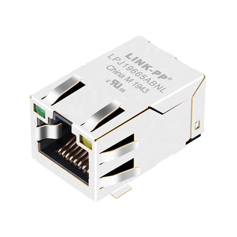 SMT RJ45 Male to Female Connector with LED 7498010210A