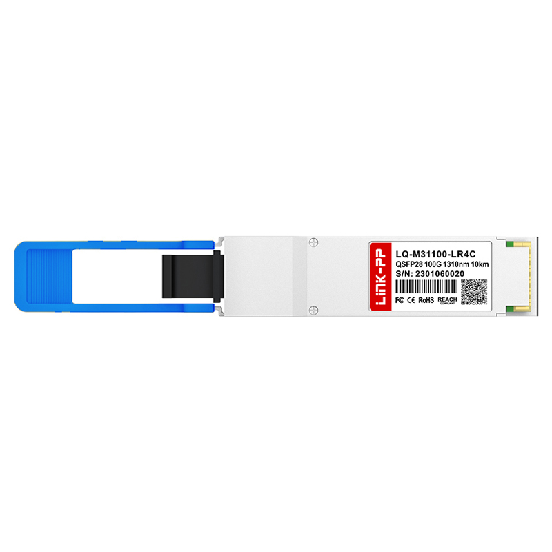 100GBASE-PLR4 QSFP28 1310nm 10km 100G DDM MPO-12 SMF Optical Transceiver Module