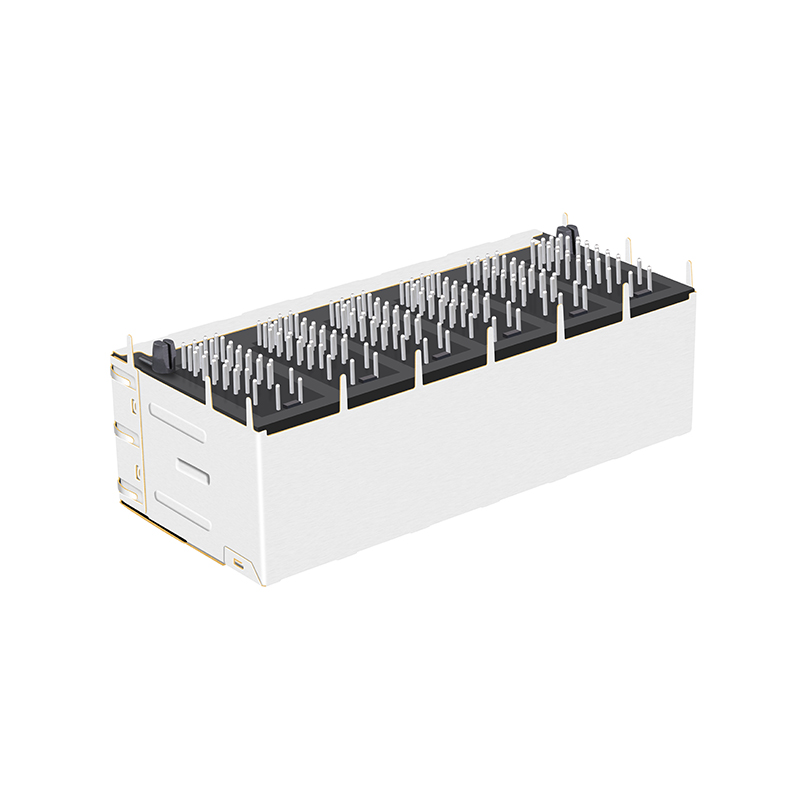 Gigabit Enabled PSE PoE+ Magnetic Jack 2x6 RJ45 Female Connector Modular Jack 0857311013