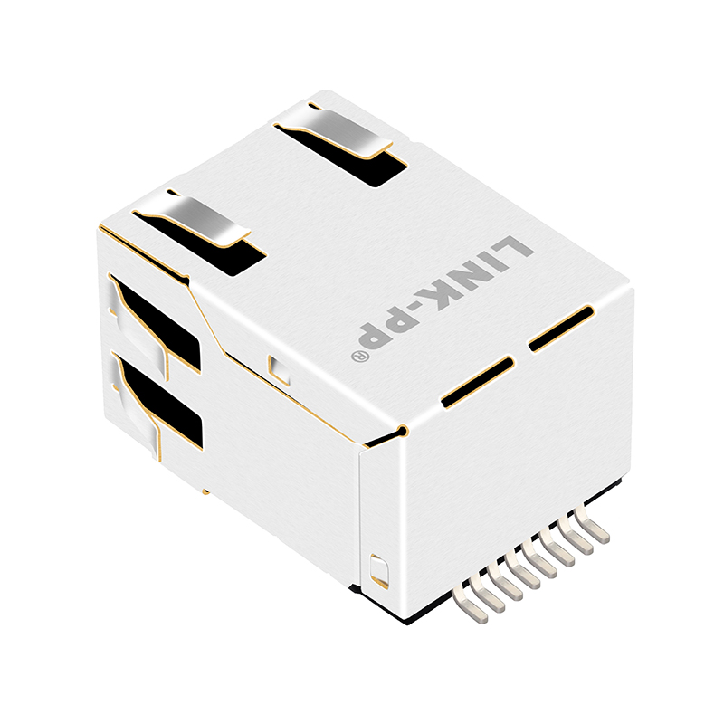 xmh-trjk2064aonl Single Port SMT RJ45 Modular Jack Connector