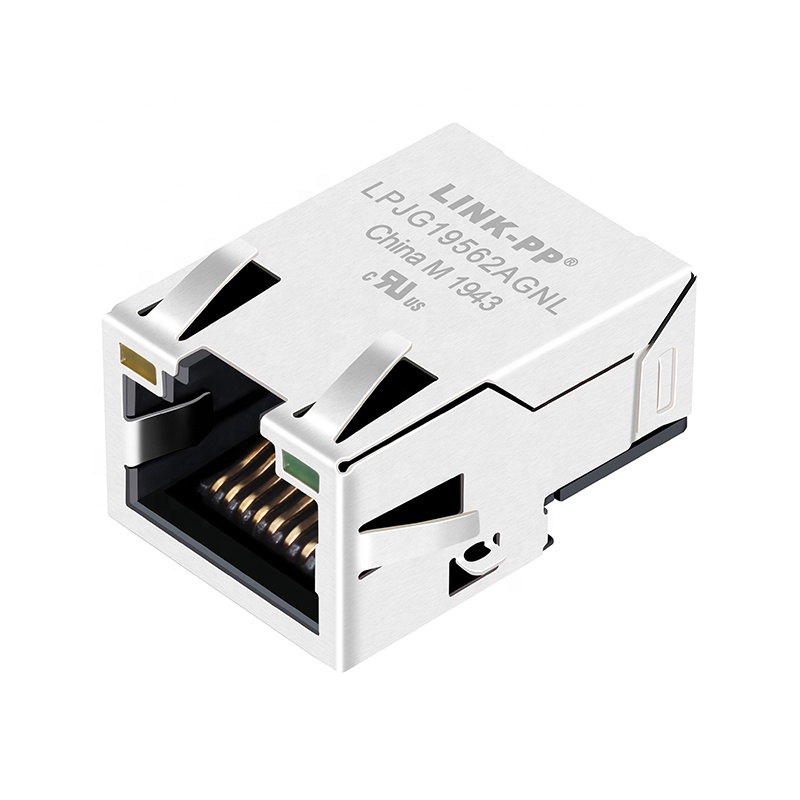 7498111120AR 7498111120R Shielded 1000Base-T 1 Port SMT RJ45 Modular Jack with Magnetics