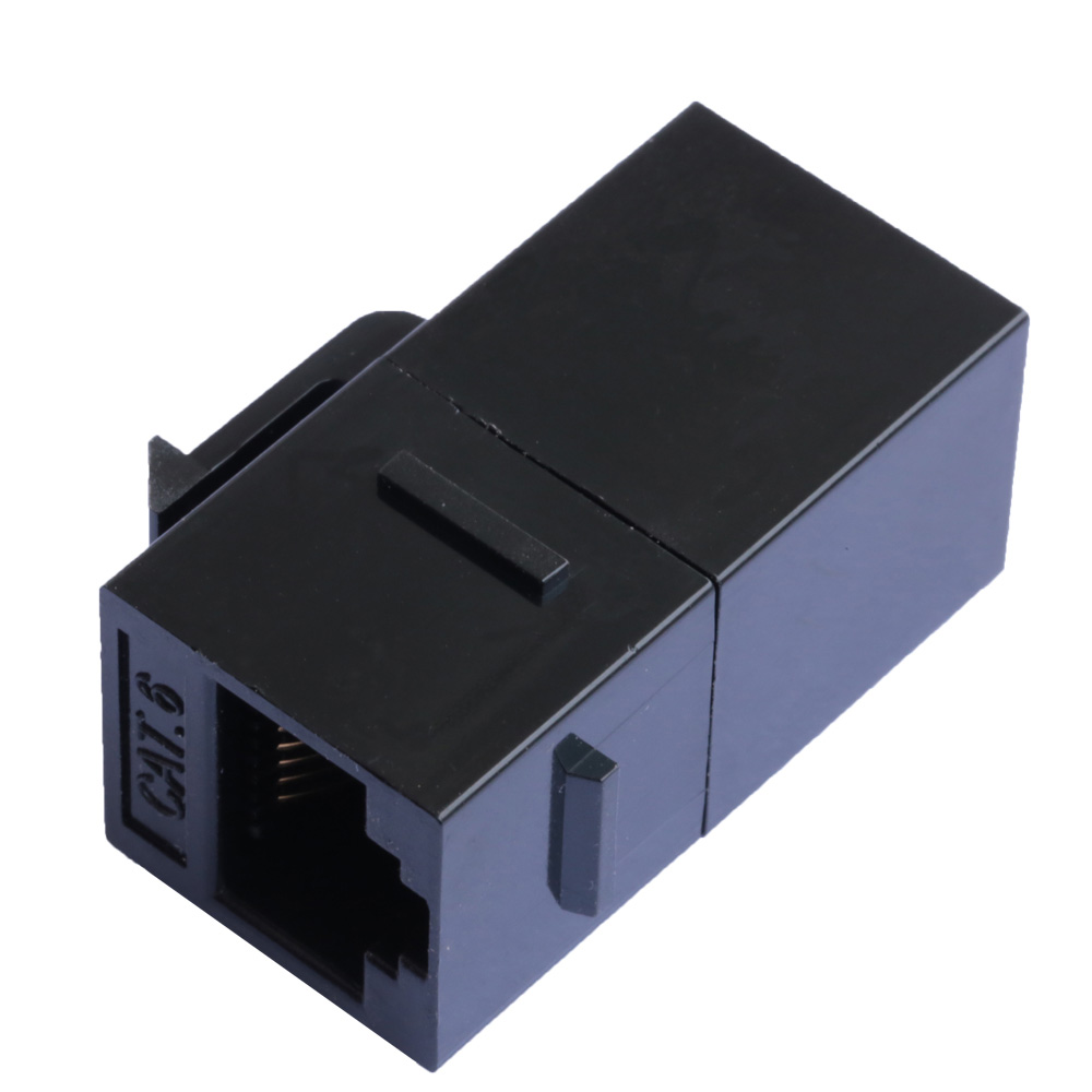 Network 8P8C Crystal Head Keystone Jack Connector RJ45 Cat6