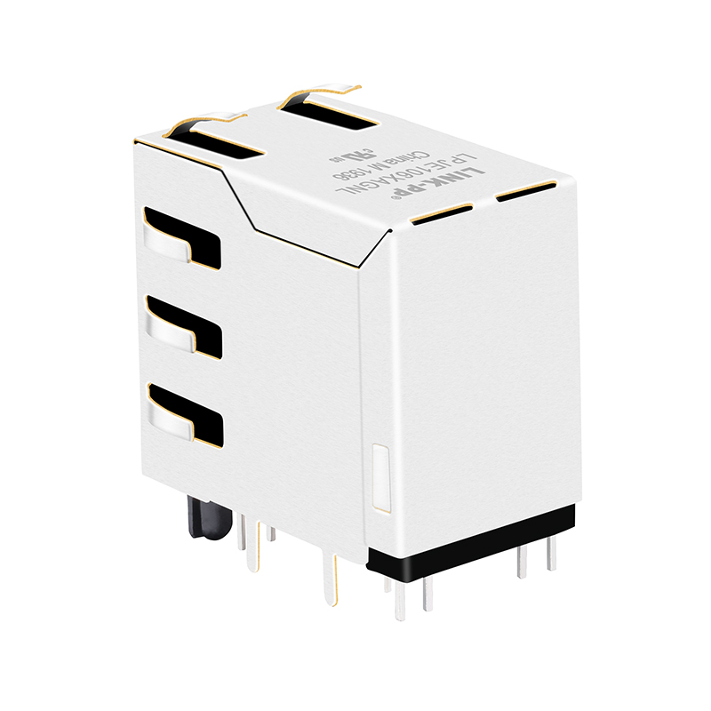 RJSAE-5381-02 615016245421 With G/Y Leds 2X1 Port RJ45 Connector Jack Without Magnetics