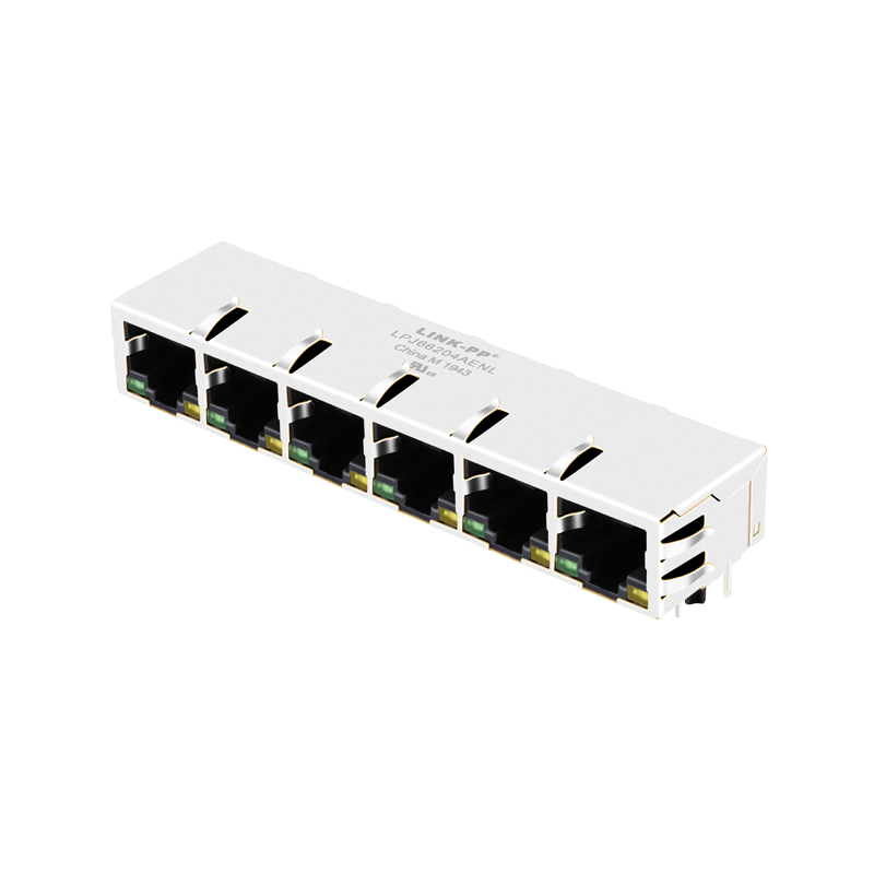 1X6 Port Cat 6 RJ45 Ethernet Jack RJ Connectors Price J8064D668ANL