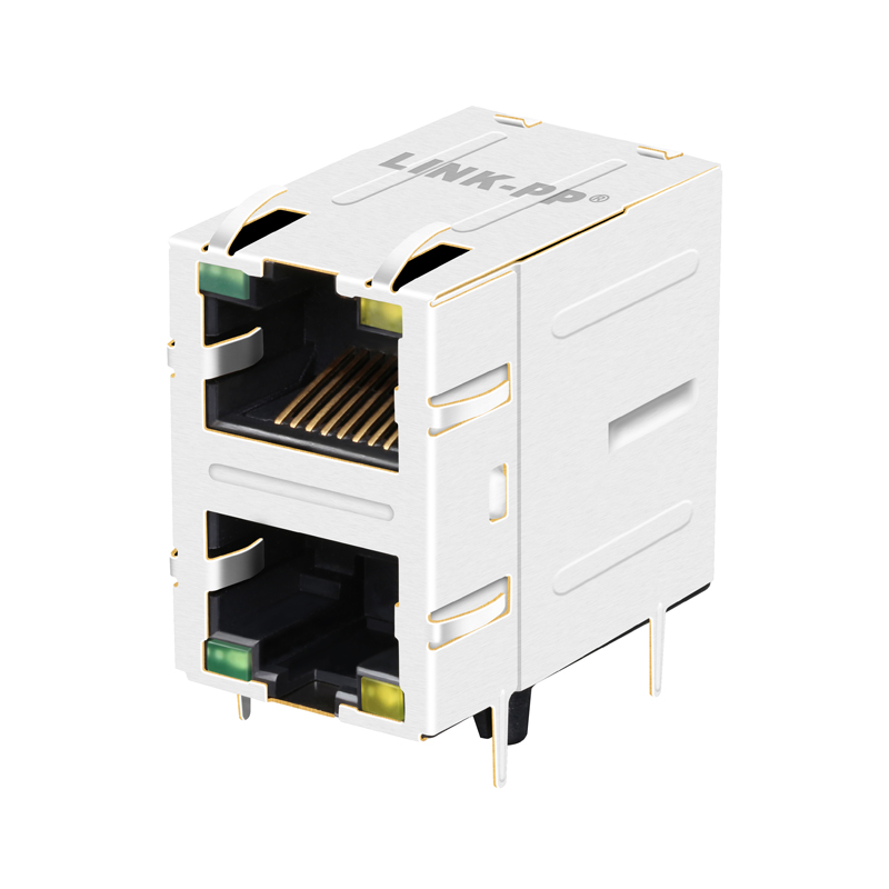 RM3-138A9V1F / RM3-138A9V1Q 1000 Base-T 2X1 Port Ethernet RJ-45 Connector