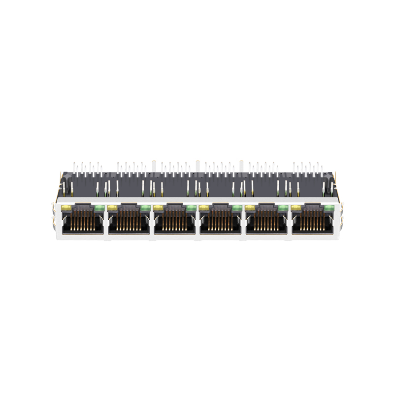 1X6 Port Cat 6 RJ45 Ethernet Jack RJ Connectors Price J8064D668ANL