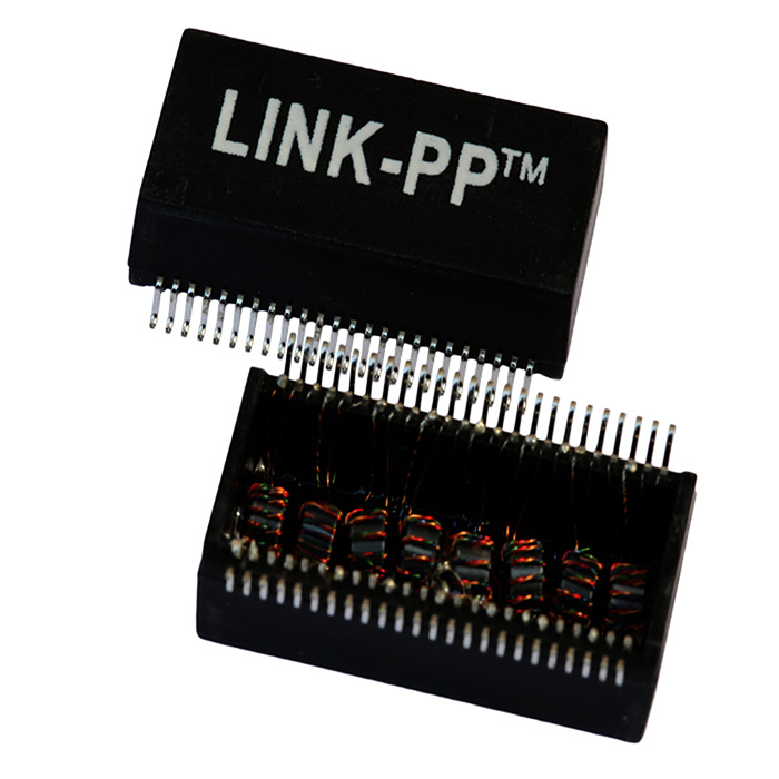 Dual Port 1000 BASE-T SMD Current LAN Transformer Modules LP5020NLR