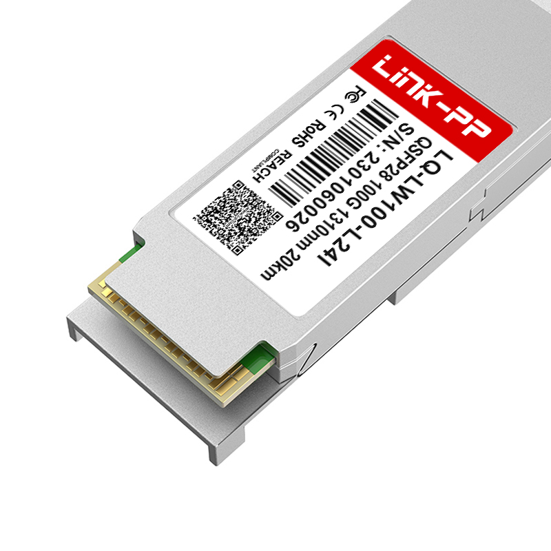 Industrial Single Mode QSFP28 100G 1310nm 20km DDM Duplex LC SMF Optical Transceiver Module