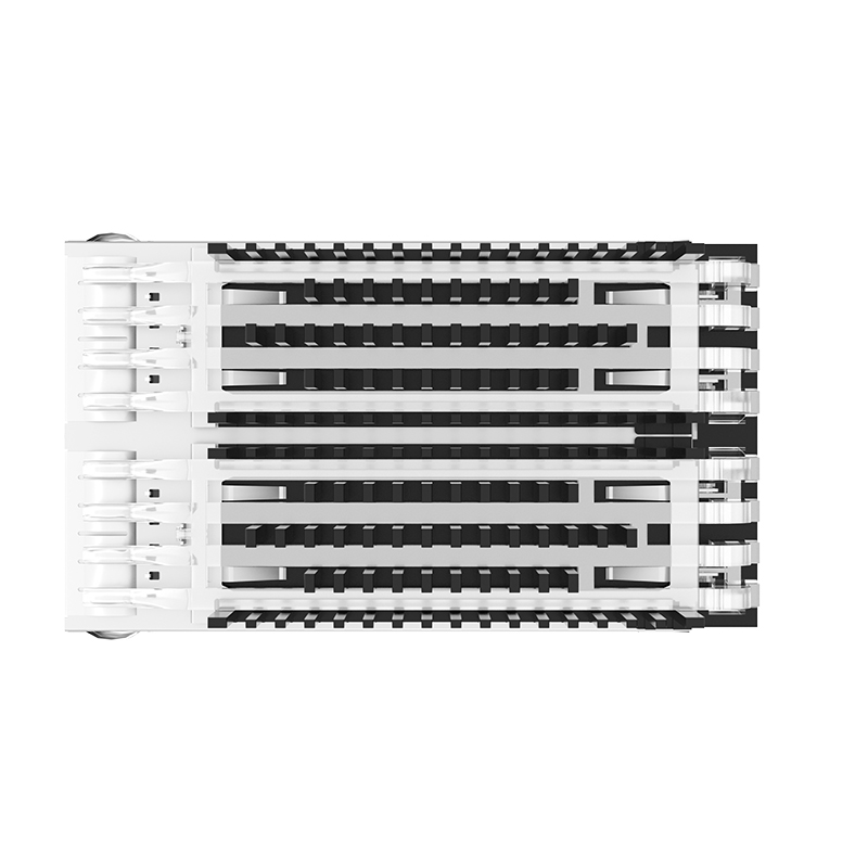 2170826-1 TE Replacement Through Hole 1x2 Ports Light Pipe Press-Fit SFP Cage With Heat Sink