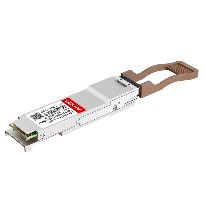 Industrial Single Mode QSFP28 100G 1310nm 20km DDM Duplex LC SMF Optical Transceiver Module