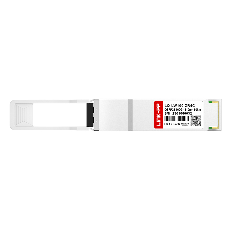 100GBASE-ZR4 Duplex LC SMF Optical Module 1310nm Single Mode 100G QSFP28 Transceiver 80km