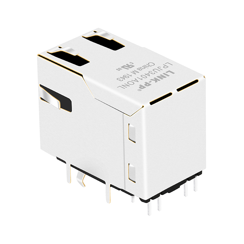 0821-1X1T-36-F Industrial RJ45 Magjack With USB 10/100 Base-t Magnetic Ethernet Female RJ45 Connector