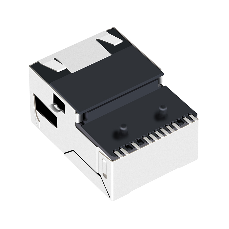 7498011122 7498011122AR Tab up 10/100 Base-t SMT Magnetic Ethernet Surface Mount RJ45 Connector With Leds