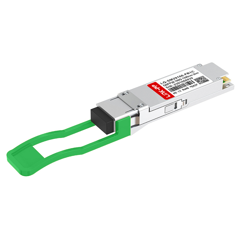 Single Mode QSFP28 100G 1290nm 2km DDM Duplex LC SMF Optical Transceiver Module