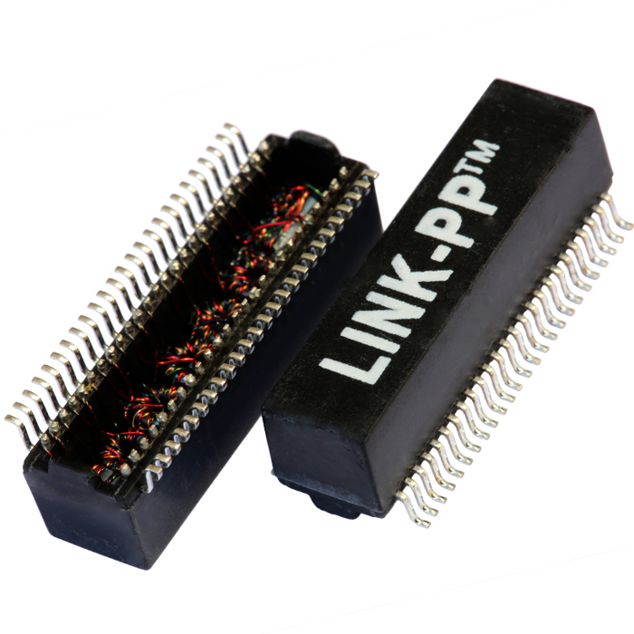 Dual Port 1000 BASE-T SMD Current LAN Transformer Modules LP5020NLR