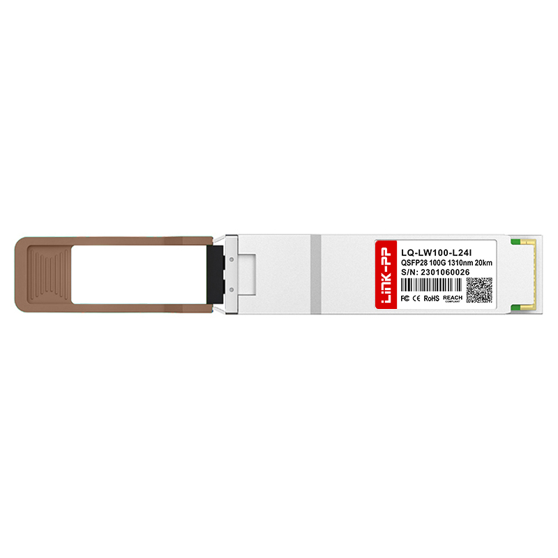 Industrial Single Mode QSFP28 100G 1310nm 20km DDM Duplex LC SMF Optical Transceiver Module