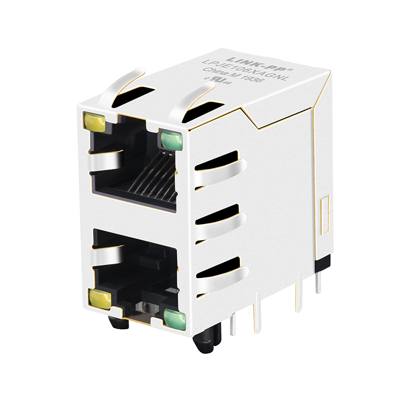 RJSAE-5381-02 615016245421 With G/Y Leds 2X1 Port RJ45 Connector Jack Without Magnetics
