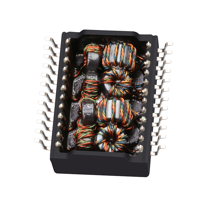 PoE+ 1000 BASE-T Single Port Network Transformer Modules LP6096ANL