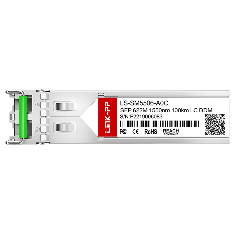Single Mode 1550nm SFP 622M Transceiver 100km Duplex LC Optical Module