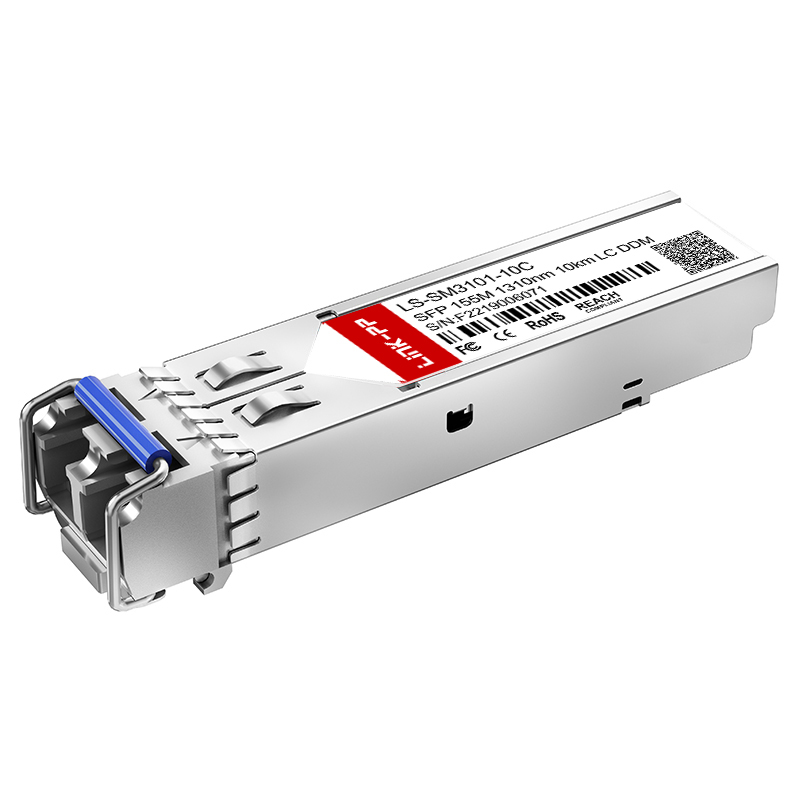 100BASE-LX Duplex LC SMF Optical Transceiver Single Mode SFP Module 1310nm 10km