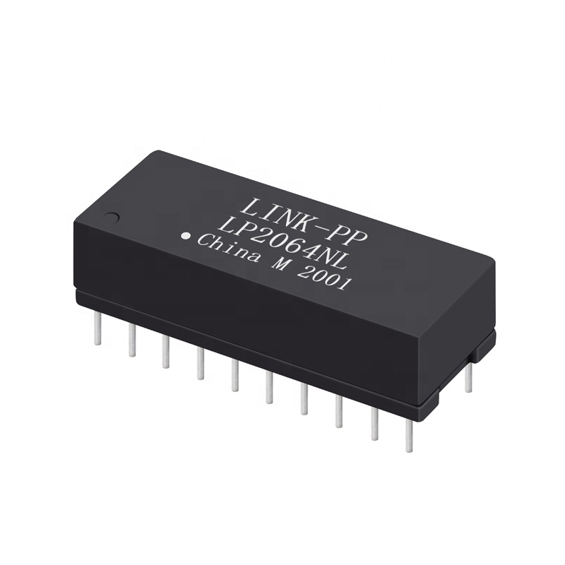 THT Dual Port 10/100 BASE-T Telecom Lan Transformer LP2064NL