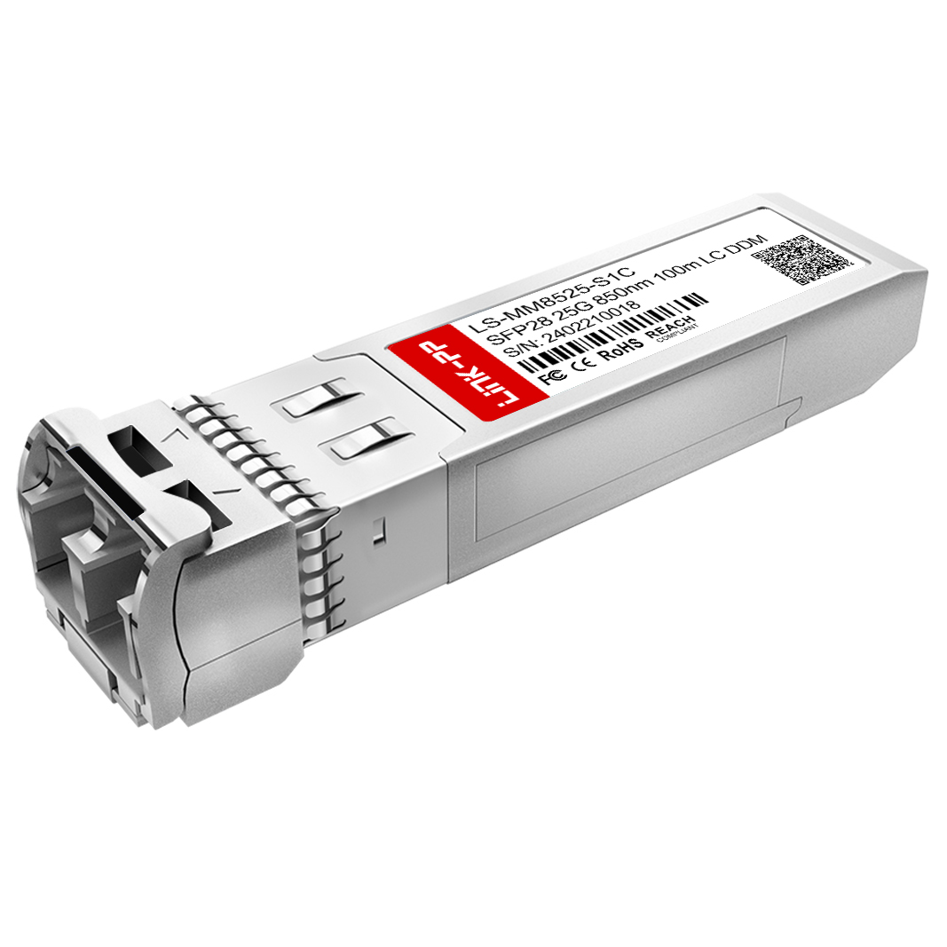 Duplex LC MMF Optical Transceiver Module Multimode 850nm 25G SFP28 SR 100m