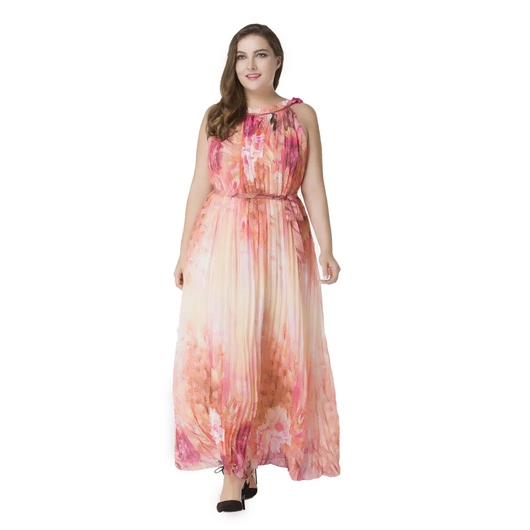 Vestido Maxi Longo Casual Boho Estampa Floral 5
