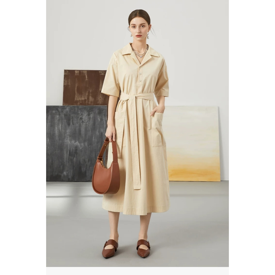 Vestido Maxi Branco de Algodão Sem Mangas para Trabalho Escritório Casual Elegante para Mulheres Nova Chegada Design de Alta Qualidade