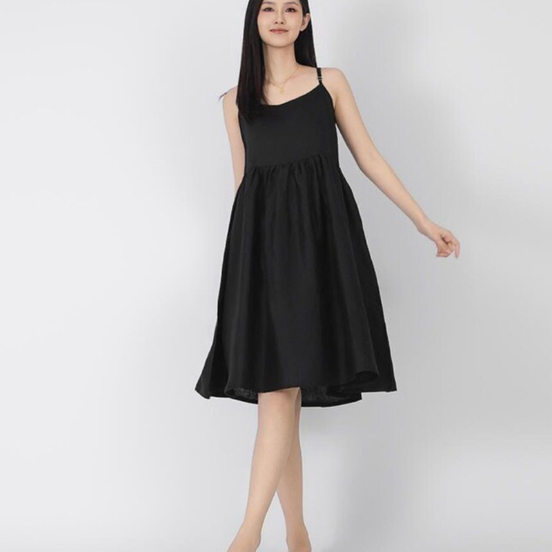 Vestido de Casaco de Linho Chic para Uso Casual e Formal