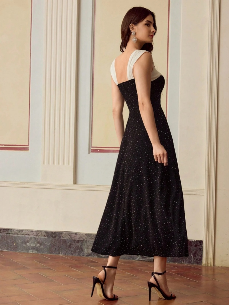 Vestido Casual Sem Mangas Leve e Simples para Viagens de Verão