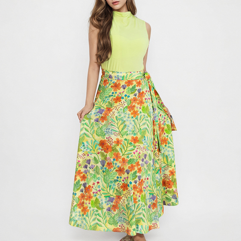 Vestido Casual Floral Feminino