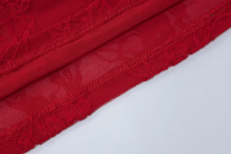 Novo Vestido Envolvente de Renda Sexy com Meias de Seda para Looks Casuais
