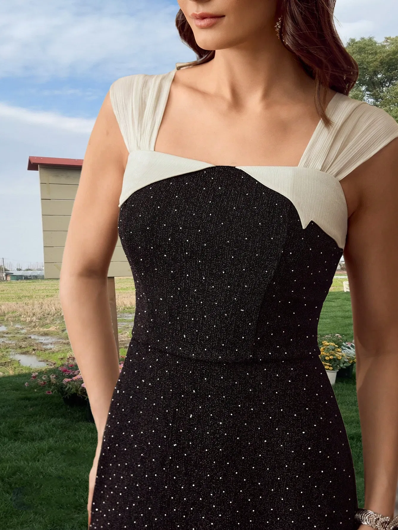 Vestido Casual Sem Mangas Leve e Simples para Viagens de Verão