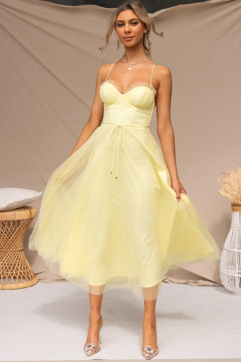 Vestidos Casuais Bandeau Elegantes para Mulheres - Estilos de Primavera e Verão