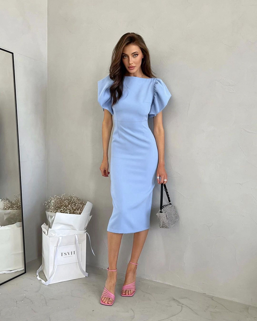 Vestidos Elegantes Premium Casuais de Verão com Fenda para Mulheres