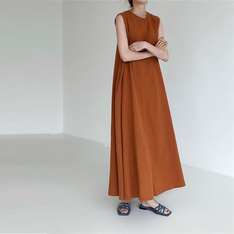 Vestidos Casuais de Algodão Personalizados 100% para Mulheres Atacado