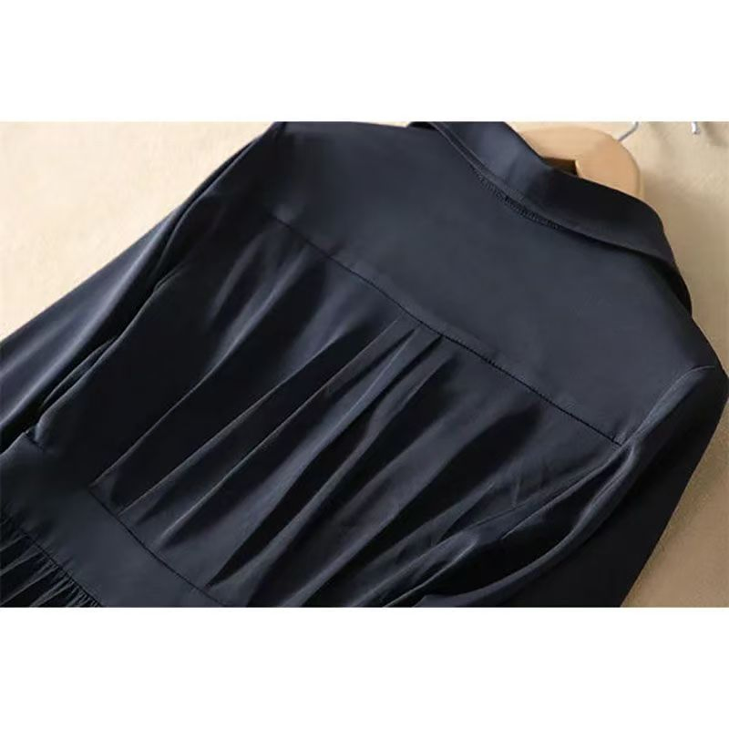 Vestido Casual de Manga Longa para Profissionais em Deslocamento