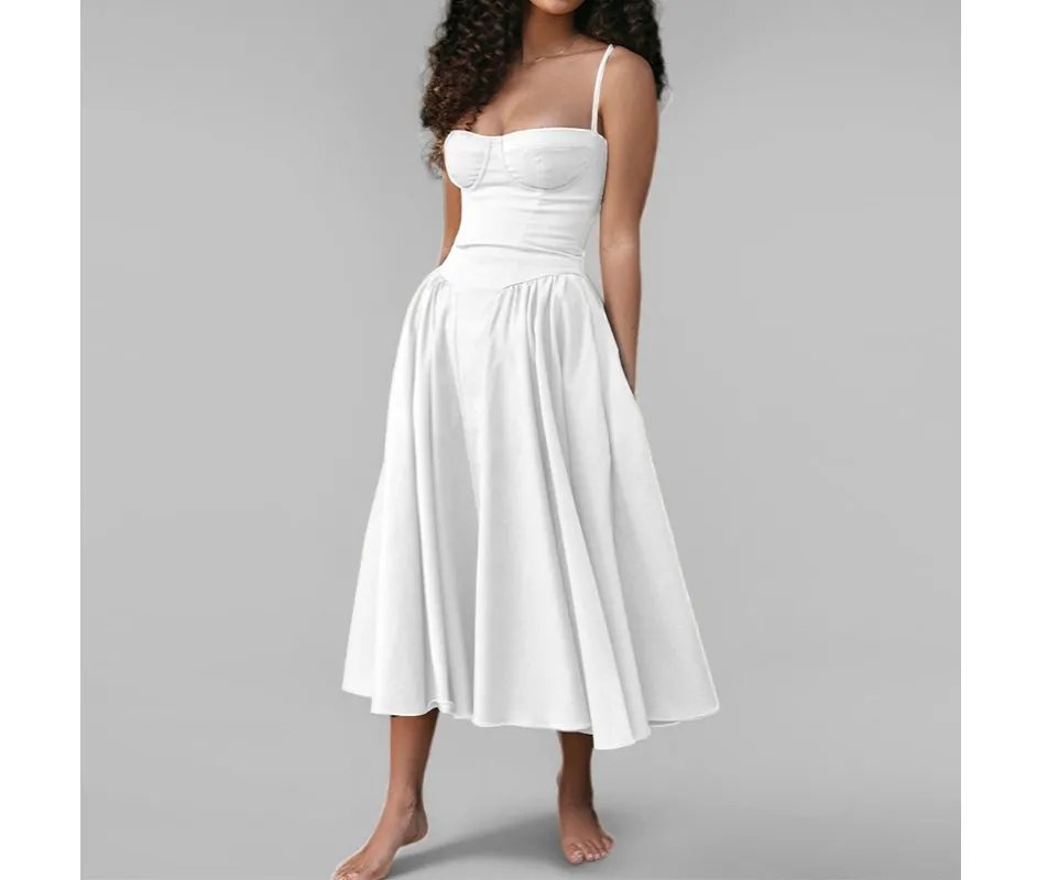 Vestido Casual com Estampa Floral Estilosa Perfeito para Eventos de Verão