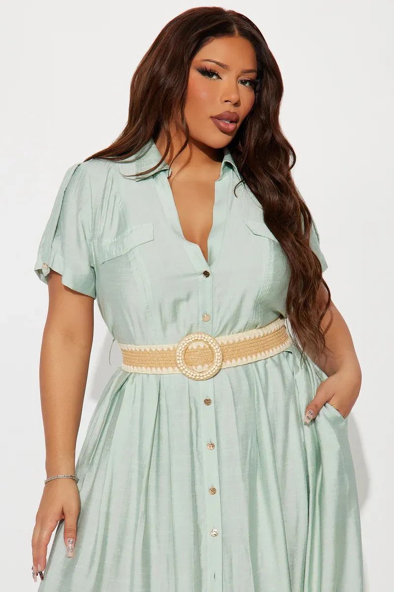 Vestido Maxi de Camisa