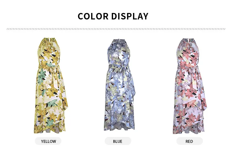 Personalize Vestido Formal Casual de Verão em Chiffon de Alta Qualidade para Mulheres, Vestido Slip Sexy para a Noite
