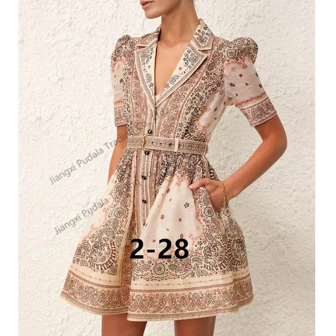 Vestido Casual Plus Size Personalizado de Comprimento Médio Solto para Mulheres