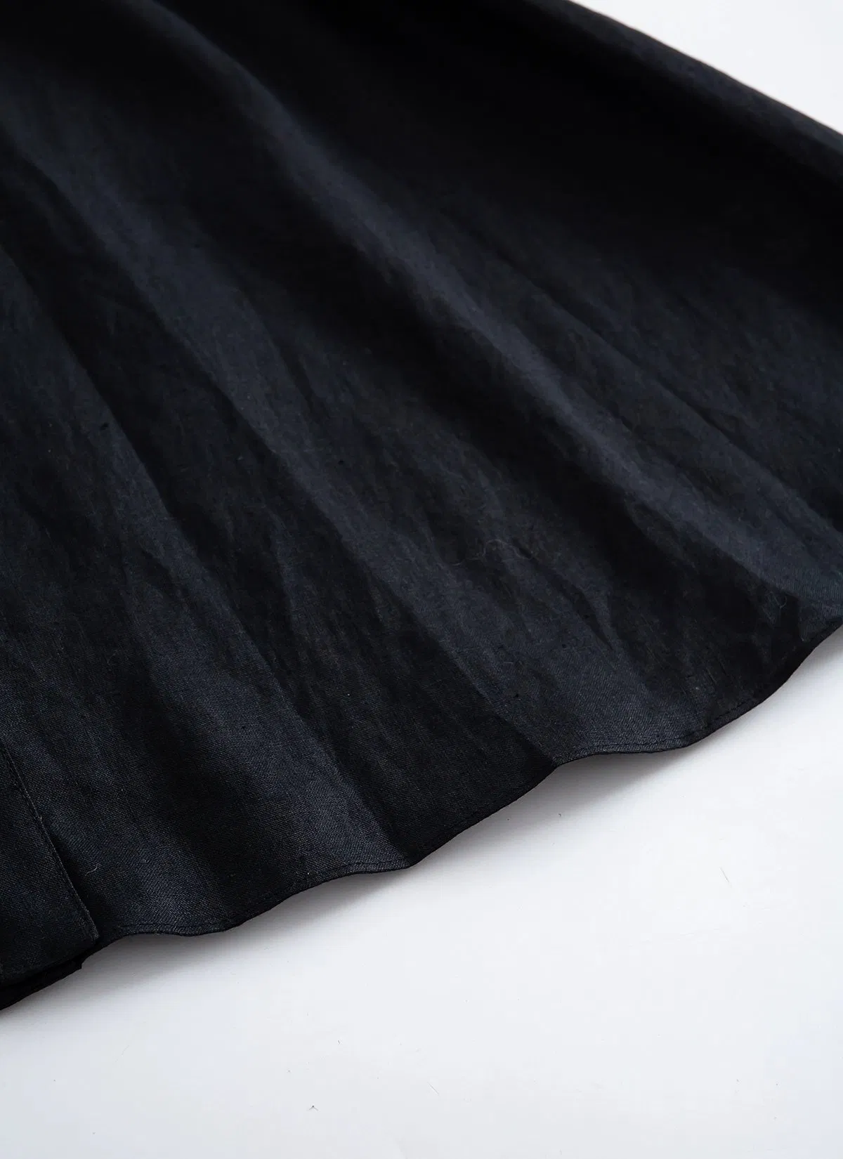 Vestido Casual Elegante com Cinto na Cintura e Mangas Curtas para Mulheres em Linho